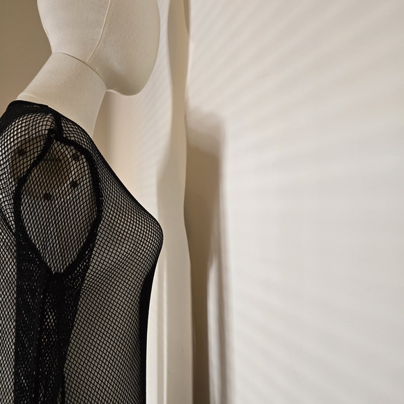 ZARA Long Fishnet Coverup Dress - Picture 11 of 14